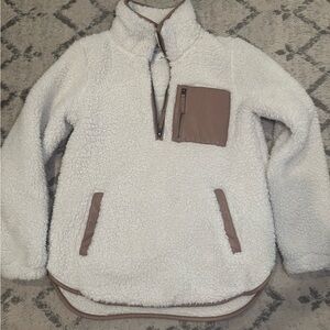 Abercrombie & Fitch softAF Sherpa half-zip